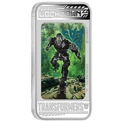 Stříbrná mince Transformers - Lockdown 2014 1oz - Líc I